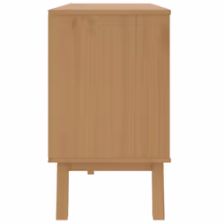 vidaXL Drawer Cabinet Office Drawer Chest File Cabinet Brown Solid Wood Pine - Additional view 7