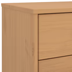 vidaXL Drawer Cabinet Office Drawer Chest File Cabinet Brown Solid Wood Pine - Additional view 9