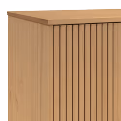 vidaXL Wardrobe Closet Clothes Storage Cabinet Cupboard Brown Solid Wood Pine - Additional view 9