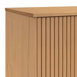 vidaXL Sideboard Cupboard Highboard Cabinet Grey and Brown Solid Wood Pine - Additional view 10