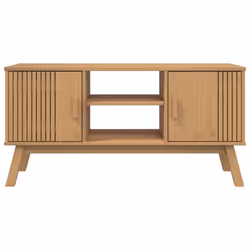 vidaXL TV Cabinet TV Stand Entertainment Centre TV Unit Brown Solid Wood Pine - Additional view 7