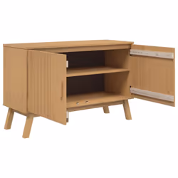 vidaXL Sideboard Storage Cupboard Highboard Side Cabinet Brown Solid Wood Pine - Additional view 6