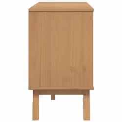 vidaXL Sideboard Storage Cupboard Highboard Side Cabinet Brown Solid Wood Pine - Additional view 8