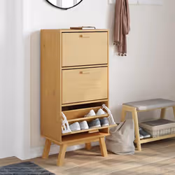 VidaXL 358618 shoe organizer Brown - Additional view 3