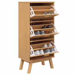 VidaXL 358618 shoe organizer Brown - Additional view 4