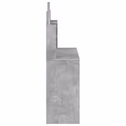 vidaXL Dressing Table with Mirror Dressing Room Cosmetic Table Vanity Table - concrete grey - Additional view 5