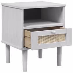VidaXL 358011 nightstand/bedside table White - Additional view 5
