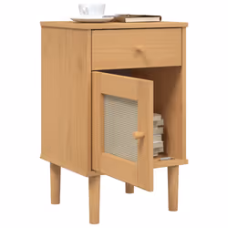 VidaXL 358013 nightstand/bedside table Brown - Additional view 4