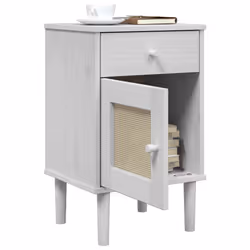 VidaXL 358014 nightstand/bedside table White - Additional view 4