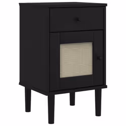 VidaXL 358015, Black, SENJA, 350 x 300 x 130 mm, 400 mm, 350 mm, 650 mm