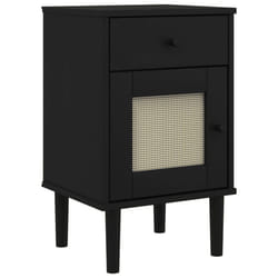 VidaXL 358015 nightstand/bedside table Black