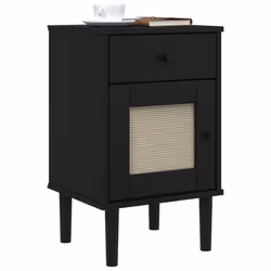 VidaXL 358015 nightstand/bedside table Black