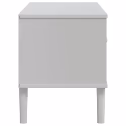 vidaXL TV Cabinet TV Unit TV Stand Cabinet SENJA Rattan Look Solid Wood Pine - white - Additional view 6