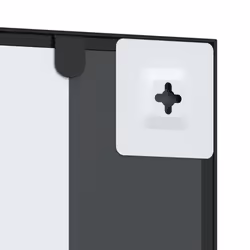 vidaXL Wall Mirror Hallway Makeup Mirror Hanging Mirror Black Rectangle Iron - 50 x 100 cm - Additional view 5