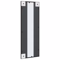 vidaXL Wall Mirror Hallway Makeup Mirror Hanging Mirror Black Rectangle Iron - 30 x 80 cm - Additional view 4