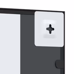 vidaXL Wall Mirror Hallway Makeup Mirror Hanging Mirror Black Rectangle Iron - 30 x 80 cm - Additional view 5