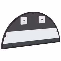 vidaXL Wall Mirror Hall Bedroom Makeup Mirror Hanging Mirror Black Arch Iron - Additional view 4