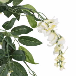 vidaXL Artificial Wisteria Tree Artificial Plant 840 Leaves Green and White - 180 cm