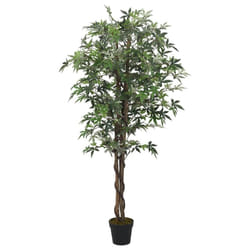 vidaXL Artificial Maple Tree Fake Plant Artificial Plant 756 Leaves Green - 120 cm