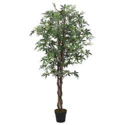 vidaXL Artificial Maple Tree Fake Plant Artificial Plant 756 Leaves Green - 150 cm