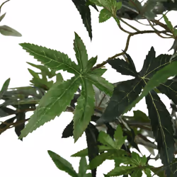 vidaXL Artificial Maple Tree Fake Plant Artificial Plant 756 Leaves Green - 180 cm