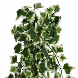 vidaXL Artificial Hanging Plants Fake Plant Artificial Plant 12 pcs 339 Leaves - green and white