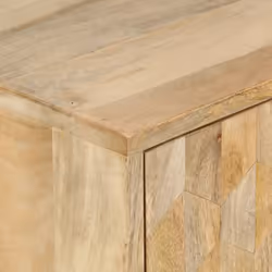 vidaXL Drawer Cabinet Home Storage Drawer Chest File Cabinet Solid Wood Mango - Additional view 5