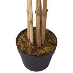 vidaXL Artificial Bamboo Tree Fake Plant Artificial Plant 828 Leaves Green - round, 150 cm - Additional view 2