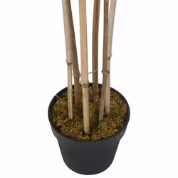 vidaXL Artificial Bamboo Tree Fake Plant Artificial Plant 828 Leaves Green - round, 200 cm
