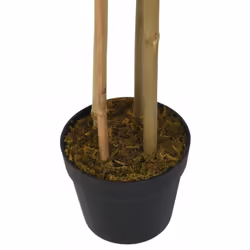 vidaXL Artificial Bamboo Tree Fake Plant Artificial Plant 988 Leaves Green - round, 200 cm