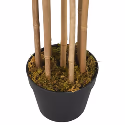 vidaXL Artificial Bamboo Tree Fake Plant Artificial Plant 730 Leaves Green - round, 180 cm