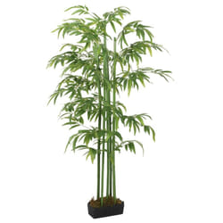 vidaXL Artificial Bamboo Tree Fake Plant Artificial Plant 864 Leaves Green - rectangular, 80 cm
