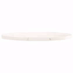vidaXL Table Top Wooden Desk Top Dining Table Top Round White Solid Wood Pine - Additional view 2