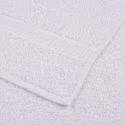 vidaXL Towels Kitchen Tea Towel Dish Towel Wash Towel 360 gsm 100% Cotton - white, 15 x 21 cm - Additional view 4