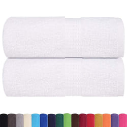 vidaXL Guest Towels 2 Pieces White 30 x 50 cm 360 g/m 100% Cotton