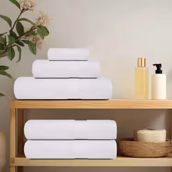 vidaXL Guest Towels 2 Pieces White 30 x 50 cm 360 g/m 100% Cotton