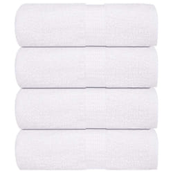vidaXL Guest Towels 4 pcs White 30x50 cm 360 gsm 100% Cotton towel face towel