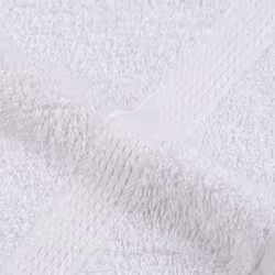 vidaXL Guest Towels 4 pcs White 30x50 cm 360 gsm 100% Cotton towel face towel - Additional view 5