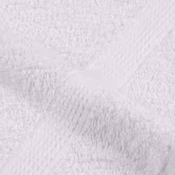 vidaXL Guest Towels 10 pcs White 30x50 cm 360 gsm 100% Cotton towel face towel - Additional view 5