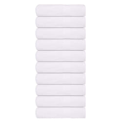 vidaXL Hand Towels 10 pcs White 50x100 cm 360 gsm 100% Cotton towel face towel