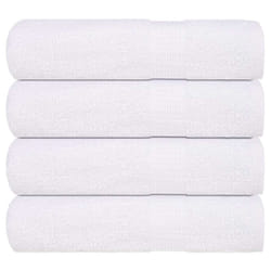 vidaXL Shower Towels 4 pcs White 70x140 cm 360 gsm 100% Cotton towel