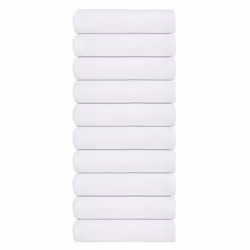 vidaXL Shower Towels 10 pcs White 70x140 cm 360 gsm 100% Cotton towel