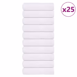 vidaXL Shower Towels 25 pcs White 70x140 cm 360 gsm 100% Cotton towel