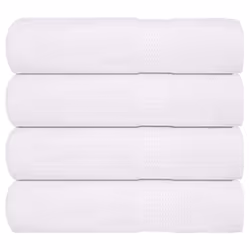 vidaXL Bath Towels 4 pcs White 100x150 cm 360 gsm 100% Cotton towel