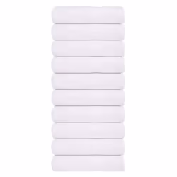 vidaXL Bath Towels 10 pcs White 100x150 cm 360 gsm 100% Cotton towel
