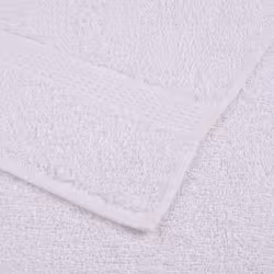 vidaXL Bath Towels 25 pcs White 100x150 cm 360 gsm 100% Cotton towel - Additional view 4