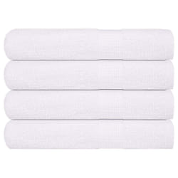 vidaXL Sauna Towels 4 pcs White 80x200 cm 360 gsm 100% Cotton towel bath towel