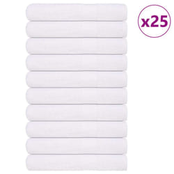 vidaXL Sauna Towels 25 pcs White 80x200 cm 360 gsm 100% Cotton towel