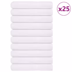 vidaXL Towels 25 pcs White 100x200 cm 360 gsm 100% Cotton towel on beach
