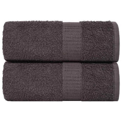 vidaXL Towels Kitchen Tea Towel Dish Towel Wash Towel 360 gsm 100% Cotton - anthracite, 30 x 30 cm